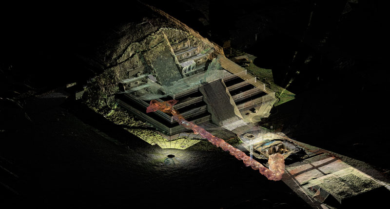 Illustration for article titled Encuentran miles de nuevos objetos bajo la pirámide de Teotihuacán